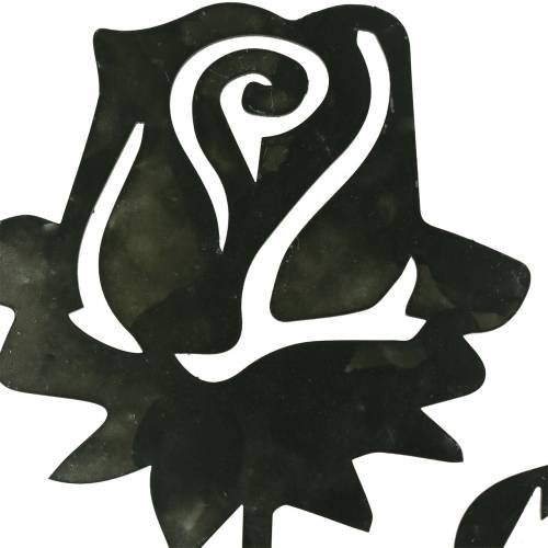 daiktų Metalinis kištukas rožinis sidabriškai pilkas, baltas plautas metalas 20cm × 11,5cm 8 vnt.
