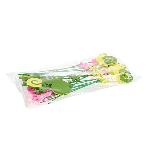 Floristik24 Plug sraigė spalvinga ast. 7,5 cm 16 vnt