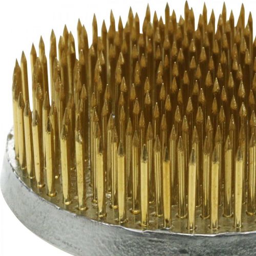daiktų Ežiukas apvalus Kenzan žalvarinis gėlių ežiukas 70mm