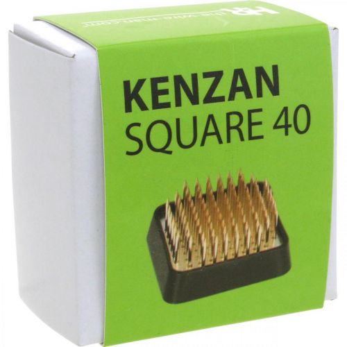 daiktų Įkraunamas ežiukas Kenzan kvadratinių gėlių ežiukas žalvaris 40×40mm
