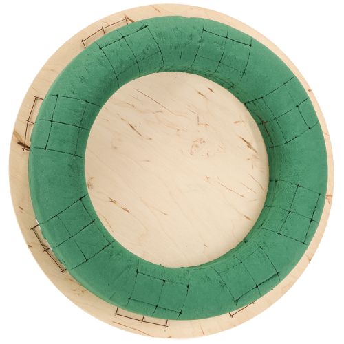 Gėlių putplasčio vainikas ant medžio, šlapių gėlių putplasčio, žalias, Ø29 cm