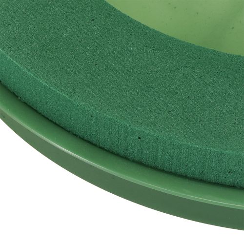 daiktų Gėlių putplasčio vainikas su dubenėliu, šlapio gėlių putplasčio, Ø29cm, 2 vnt.