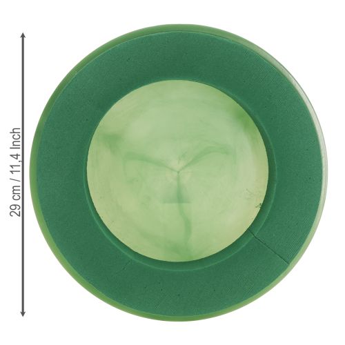 daiktų Gėlių putplasčio vainikas su dubenėliu, šlapio gėlių putplasčio, Ø29cm, 2 vnt.