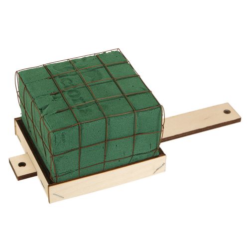 Gėlių putplasčio plyta „Florette Eco“ su medžiu 10 × 10 cm