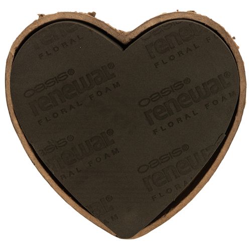 Širdelės formos gėlių putos OASIS® Renewal® gėlių putos Biolit® 26 cm 2 vnt.