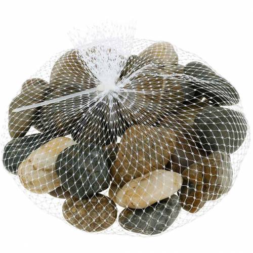 Floristik24 River Pebbles Natural Light and Dark 3-6cm 1kg