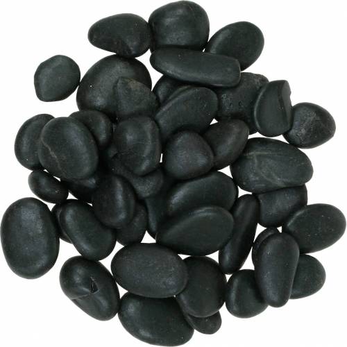 daiktų Upės akmenukai natūralūs juodi 2-3cm 1kg