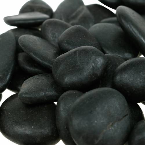 daiktų Upės akmenukai Natural Black 2-3cm 1kg