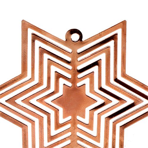 Floristik24 Star metal varis 6cm 24vnt