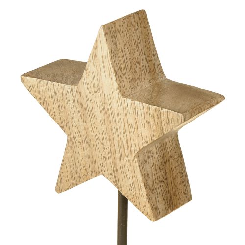 daiktų Medinės žvaigždės, natūralios, medinės žvaigždės, pastatomos, aukštis 23 cm, 2 vnt.