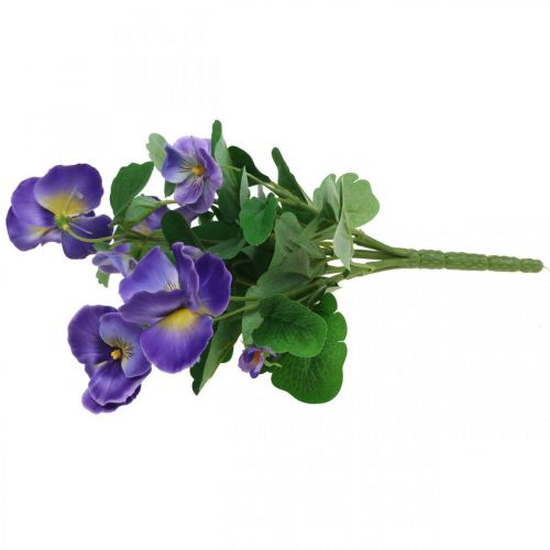 Floristik24 Dirbtinės našlaitės violetinės dirbtinės gėlės pievos gėlė 30cm