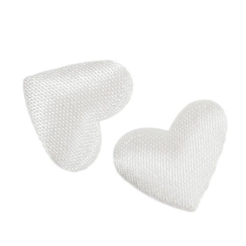 daiktų Širdelės baltos spalvos barstymui 1,3cm 500 vnt