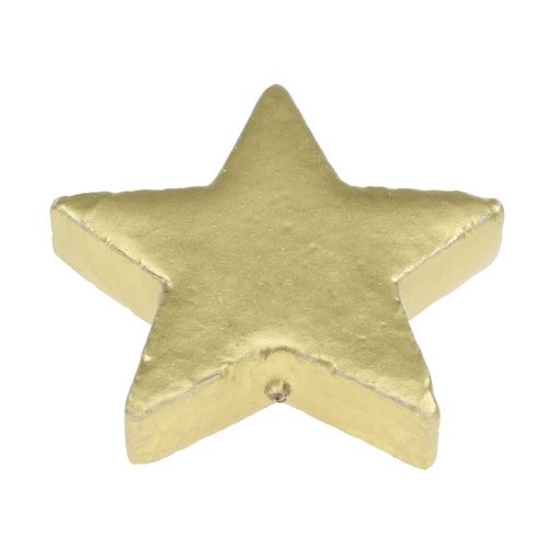 daiktų Išsklaidytos dekoravimo žvaigždės mišinys 4-5cm auksinis matinis 72vnt