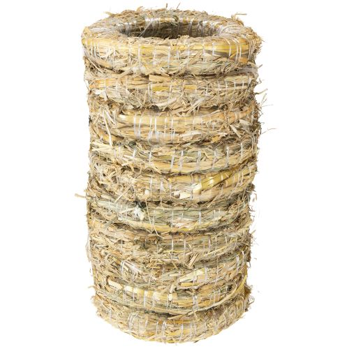 daiktų Šiaudinių žiedų ruošinys „pasidaryk pats“ dekoracijoms ir floristikai