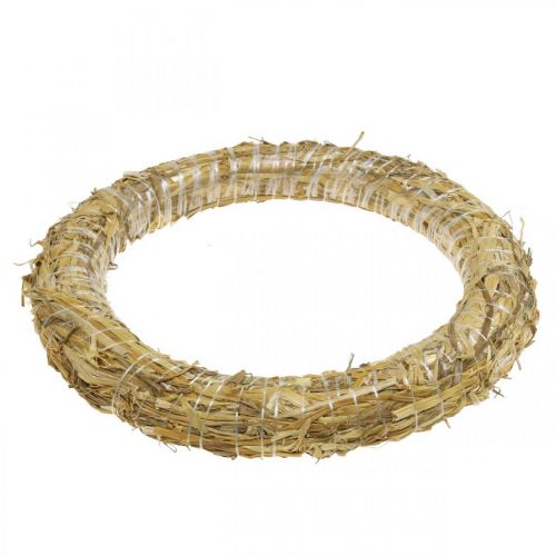 daiktų Šiaudinis vainikas 25/4cm 10 vnt