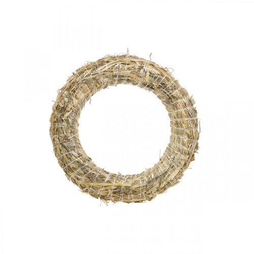 daiktų Šiaudinis vainikas 25/6cm 10 vnt