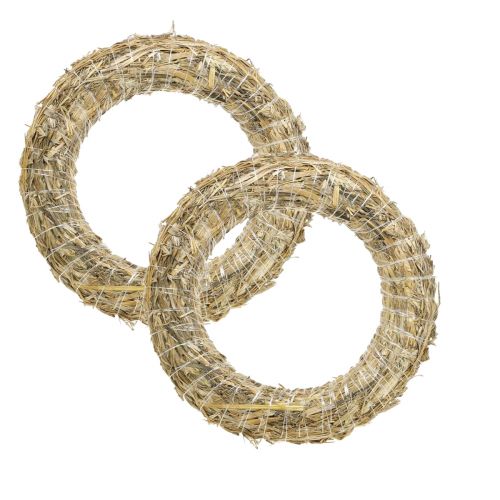 Šiaudiniai vainikai šiaudiniai vainikai vainikams ir Advento vainikai 25/6cm 2vnt.