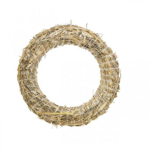 šiaudų vainikas 30/6cm 10 vnt