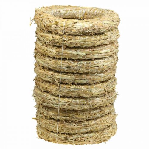 daiktų šiaudų vainikas 35/6cm 10 vnt