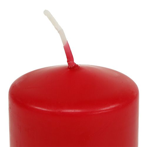 daiktų Stulpinės žvakės raudonos Advento žvakės mažos žvakės 60/40mm 24 vnt
