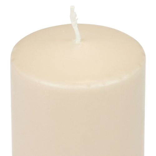 daiktų PURE kolonų žvakė Beige Wenzel žvakės 130/70mm