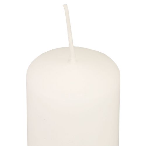 daiktų Stulpinės žvakės baltos Advento žvakės mažos žvakės 70/50mm 24vnt