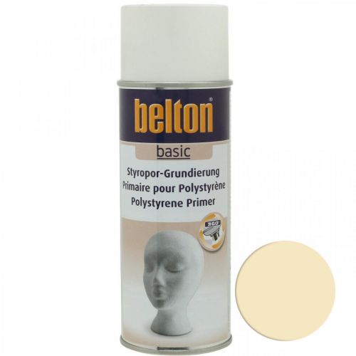 Belton basic polistirolo gruntas specialus purškiamas smėlio spalvos 400ml