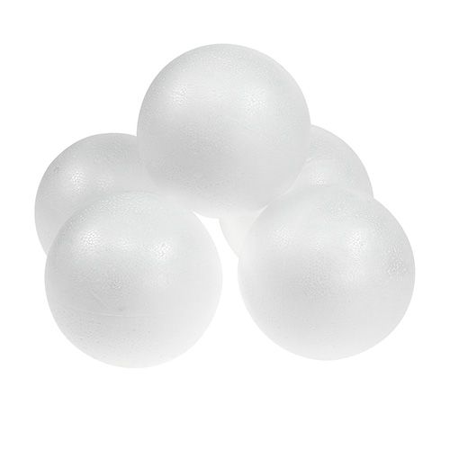 daiktų Putų polistirolo rutulys Ø4cm 5 vnt