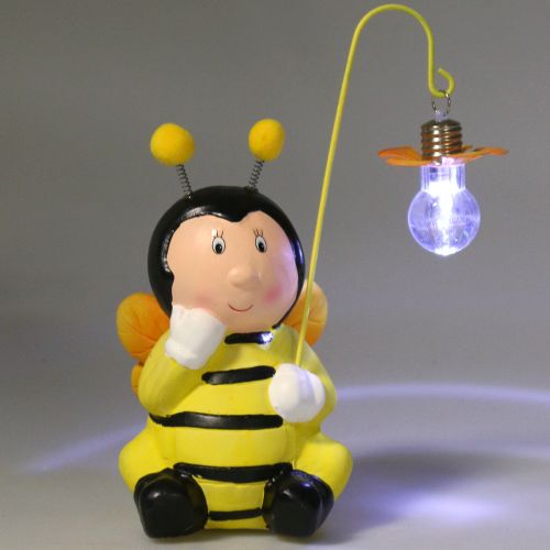 Floristik24 Dekoratyvinė figūrėlė bitė su šviesa H21cm