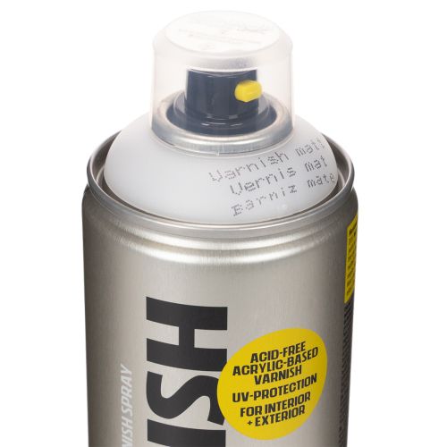 Skaidrus matinis purškiamas lakas, atsparus UV spinduliams, be rūgščių, Montana skardinės, 400 ml | Floristik24.lt