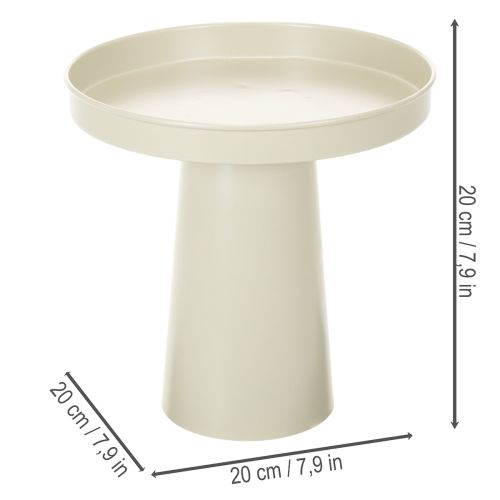 Padėklo stovas, dekoratyvinė lėkštė žvakėms ir figūrėlėms, 20 cm | Floristik24.lt