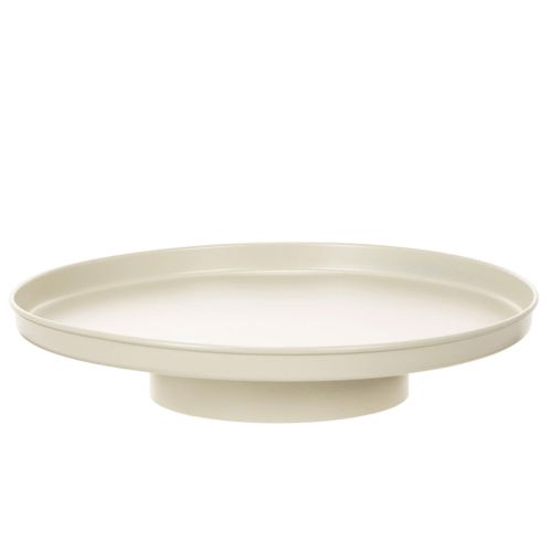 Dekoratyvinis padėklas 30 cm metalinis lėkštutė augalų dekoravimui