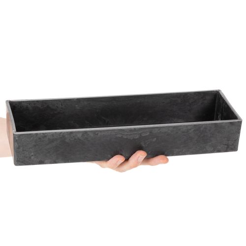 Stačiakampis dekoratyvinis padėklas su rankenomis, 32 cm | Floristik24.lt