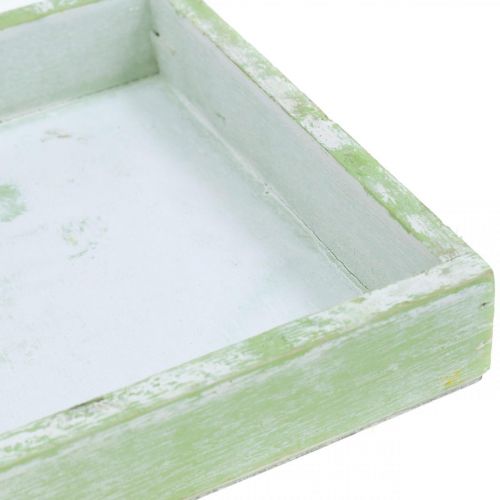 Floristik24 Dekoratyvinis padėklas, vazono dubuo, padėkliukas, stalo puošmena L32cm