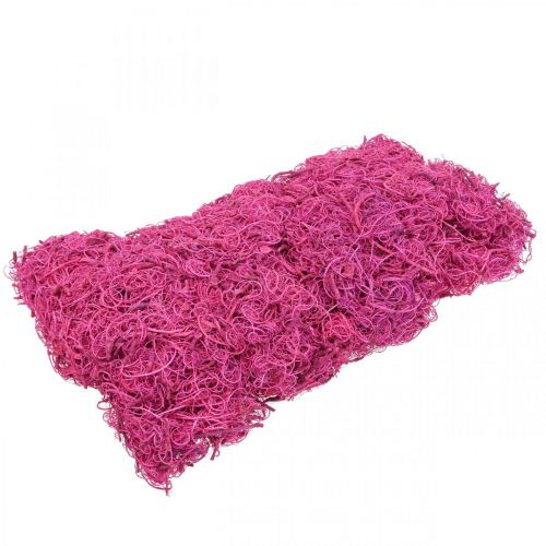 Floristik24 Natūralaus pluošto Tamarind Fibre amatų reikmenys Pink Berry 500g