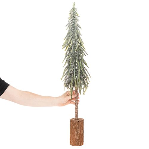 Dirbtinė Kalėdų eglutė su pagrindu, matinė, žiemos puošmena, 90 cm | Floristik24.lt