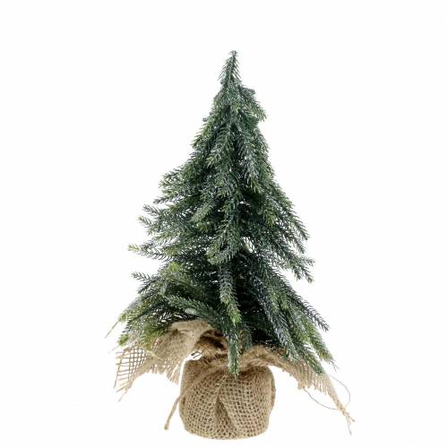 Floristik24 Deco eglutė žvilganti žaliai 20cm