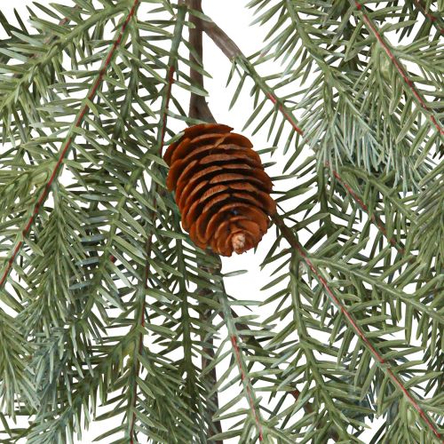 daiktų Eglės girlianda Kalėdinė girlianda žalia su kūgiais 180cm