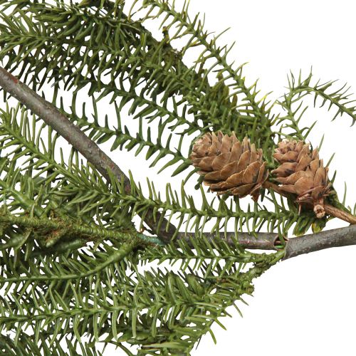 daiktų Eglės girlianda su tikrais kalėdiniais spurgais 165cm