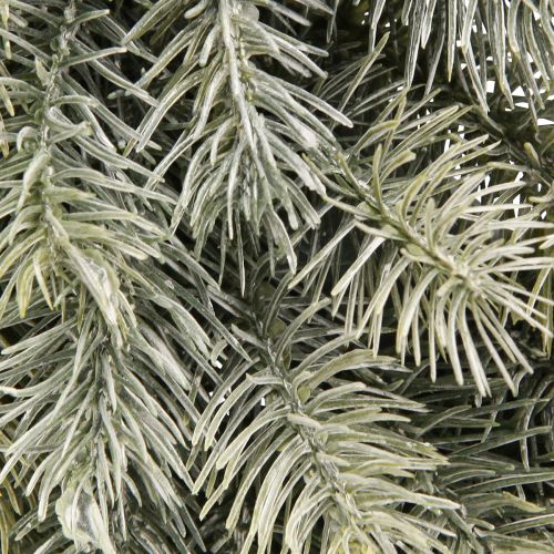 Floristik24 Eglės vainikas ledinis dekoratyvinis vainikas eglės žalias dirbtinis Ø40cm