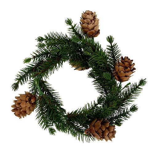 Eglės vainikas su kūgiais Ø11cm 6vnt