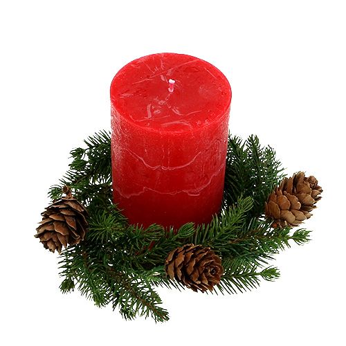 Eglės vainikas su kūgiais Ø11cm 6vnt