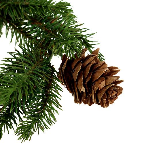Floristik24 Eglės vainikas su kūgiais Ø11cm 6vnt