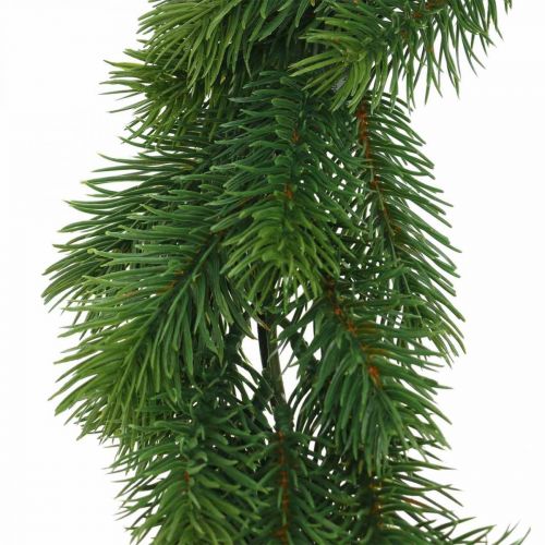 Floristik24 Dirbtinis eglės vainikas dirbtinis žiemos vainikas žalias Ø35cm