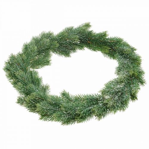 daiktų Eglės vainikas dirbtinis sienų dekoravimas Kalėdų žalia, ledinis Ø45cm
