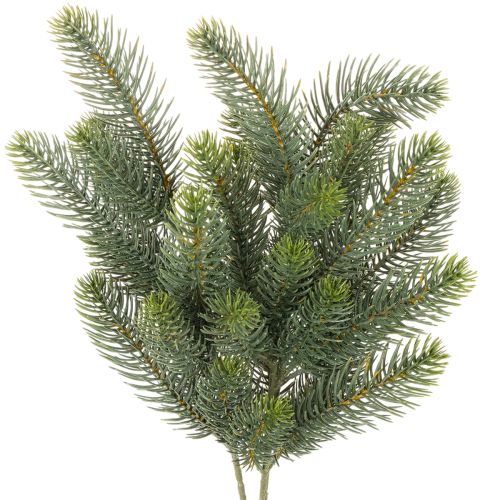 Dirbtinė eglės šaka, šventinė lango dekoracija, 50 cm, 3 dalys
