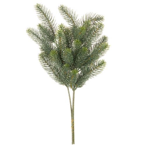 Dirbtinė eglės šaka, šventinė lango dekoracija, 50 cm, 3 dalys | Floristik24.lt