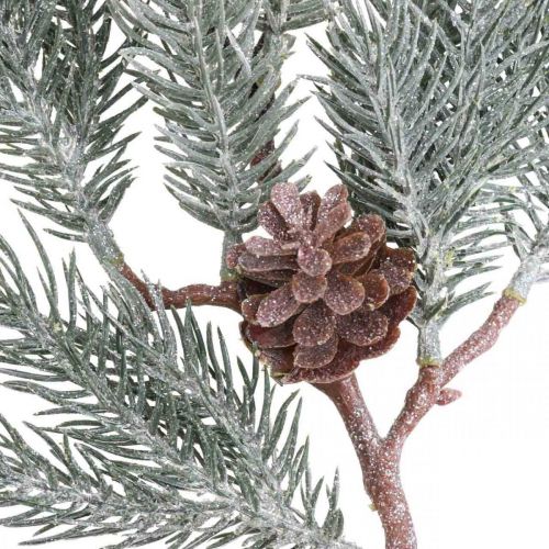 Floristik24 Eglės šakelė Dirbtinė kalėdinė šakelė matinė 43cm