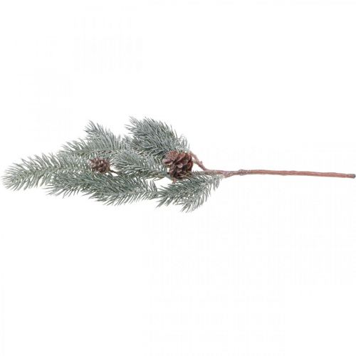 Floristik24 Eglės šakelė Dirbtinė kalėdinė šakelė matinė 43cm