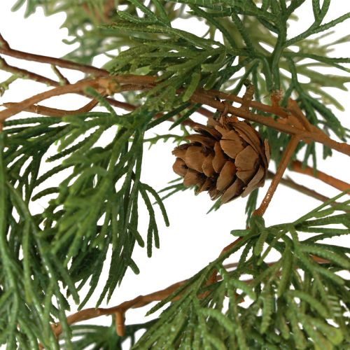 daiktų Dirbtinės eglės šakos eglės žalios kedro šakelės spurgai 85cm
